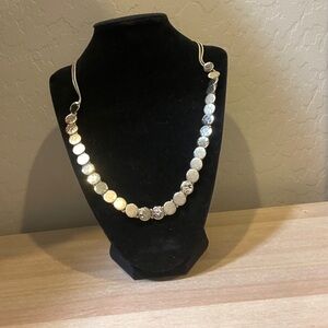 Chicos gold tone necklace